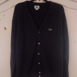 Izod Lacoste button down sweater